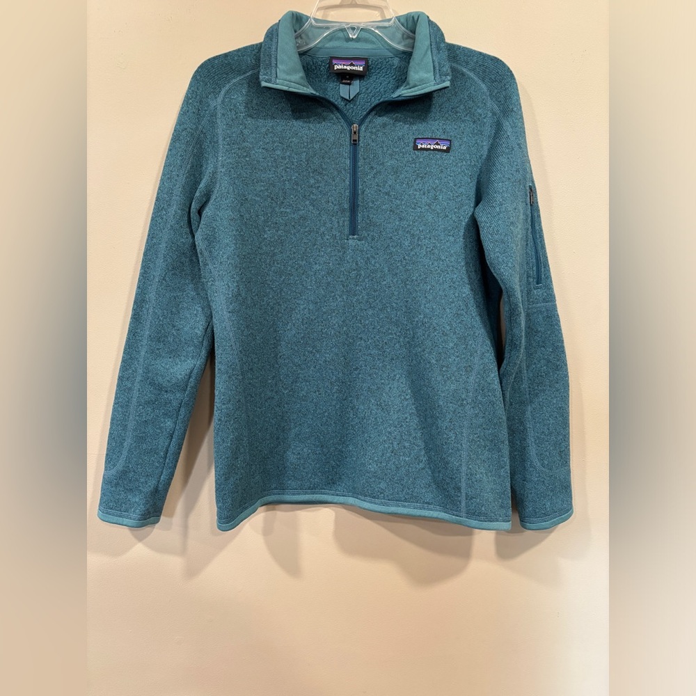Patagonia Better Sweater Fleece Jacket Women’s 1/4 Zip Pockets Size M - Picture 3 of 11